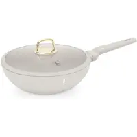 Berlinger Haus WOK-Pfanne mit Titanoberfläche und Deckel 28 cm Sahara Collection