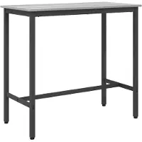 vidaXL Tisch Graues Sonoma 100 x 50 x 90,5 cm