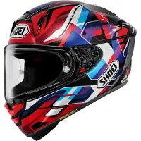 Shoei X-PR Pro Valion TC-10 Integralhelm unisex Fiberglas rot, S