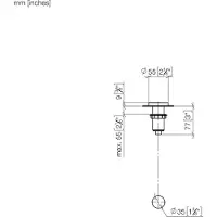 Dornbracht 10713970-08 AIR SWITCH Bedienknopf Serienneutral