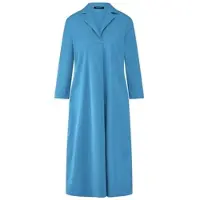 Peter Hahn Kleid kleinem Reverskragen blau, 42