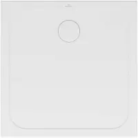 Villeroy & Boch Lifetime Plus Duschwanne, quadratisch, Keramik, Anti- slip, 800x800x35mm, Weiß Alpin, 6223B301
