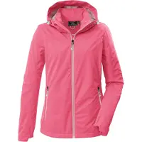 Killtec Softshelljacke "KOS 69 WMN SFTSHLL JCKT" Winddichte, wasserabweisende Damenjacke mit abnehmbarer Kapuze