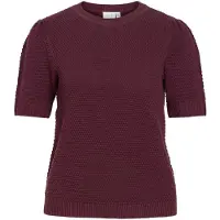 Vila Kurzärmeliges Strickoberteil