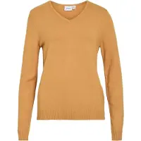 Vila Viril V-ausschnitt Strickpullover