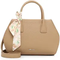 Tamaris Shopper "Shopper TAS Karolin", Damen, Gr. B/H/T: 32cm x 22cm x 11cm 0, gelb (sahara 920), Polyester, Taschen Shopper
