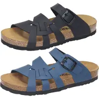 Brinkmann Pantoletten in Übergrößen Schwarz 700565-1 große Damenschuhe
