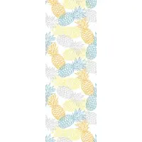Queence Vinyltapete "Aliyah", gelb, B:0,9m L:2,5m, Vinyl, Tapeten, Vinyltapete, 90x250cm, selbstklebend, kinderleichte Anbringung,, Sticker
