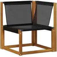 vidaXL Outdoor-Sofagarnitur 8 stk. Natürlich und Schwarz