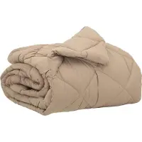 vidaXL Ganzjahresbettdecke 135 x 200 cm 300 g/m² Taupe