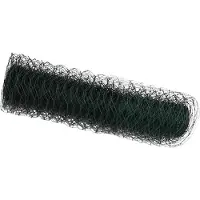 vidaXL Schweißgitterzaun 0,6 x 100 m PVC Grün