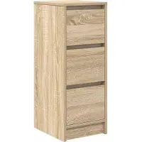 vidaXL Sideboard Sonoma-Eiche 29,5x34x76 cm Holzwerkstoff