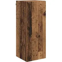 vidaXL Highboard Altholz 34,5 x 34 x 180 cm Holzwerkstoff