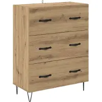 vidaXL Highboard 2 stk. Artisan-Eiche 69,5 x 34 x 180 cm