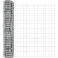vidaXL Euro-Zaun mit Betonsockel 10 x 1,6 m Verzinkter Stahl Silber