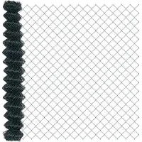 vidaXL Maschendrahtzaun mit Stacheln 10 x 1,6 m Grün Netz
