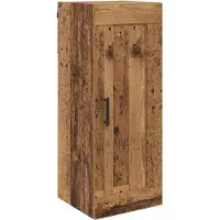 vidaXL Highboard Altholz 34,5 x 34 x 180 cm Holzwerkstoff