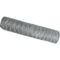 vidaXL Schweißgitterzaun 0,5 x 10 m Verzinkter Stahl Silber