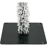 vidaXL Weihnachtsbaum Weiß 180 cm PE und Stahl