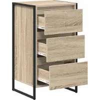 vidaXL Sideboard Sonoma 42 x 36 x 75,5 cm Holzwerkstoff