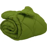vidaXL Winterbettdecke 220 x 240 cm 450 g/m² Grün