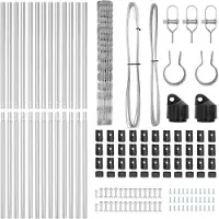 vidaXL Schweißdrahtzaun mit Spikes 25 x 0,8 m Verzinkter Stahl Silber