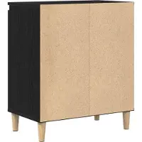 vidaXL Sideboard Schwarz Eichen-Optik 60 x 35 x 70 cm Holzwerkstoff