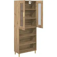vidaXL Highboard Artisan-Eiche 69,5 x 34 x 180 cm