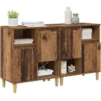 vidaXL Sideboards 2 stk. Altholz 60 x 35 x 70 cm Holzwerkstoff
