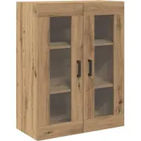 vidaXL Highboard 2 stk. Artisan-Eiche 69,5 x 34 x 180 cm Holzwerkstoff