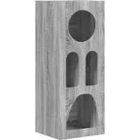 vidaXL Sideboard ELST Sonoma-Grau 40 x 35 x 100,5 cm Holzwerkstoff