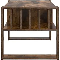 vidaXL Couchtisch Geräucherte Eiche 92 x 49,5 x 45 cm Holzwerkstoff