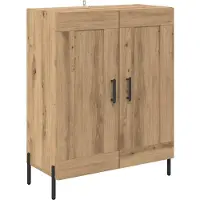vidaXL Highboard Artisan-Eiche 69,5 x 32,5 x 180 cm Holzwerkstoff