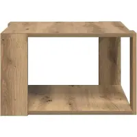 vidaXL Couchtisch Artisan-Eiche 51,5 x 51,5 x 30 cm Holzwerkstoff