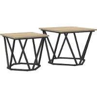 vidaXL Beistelltisch-Set 2 stk. Sonoma-Eiche 50 x 50 x 40 cm