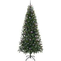 vidaXL Künstlicher Weihnachtsbaum Grün 240 cm PE und PVC