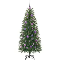 vidaXL Künstlicher Weihnachtsbaum Grün 150 cm PE und PVC