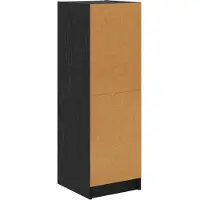 vidaXL Highboard Schwarz Eichen-Optik 35 x 37 x 109 cm Holzwerkstoff