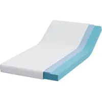 vidaXL Matratze Mittel 120 x 200 cm Weiß