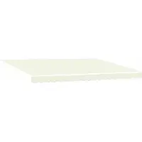 vidaXL Elektrische ausziehbare Markise Creme und Anthrazit 4 x 3 m