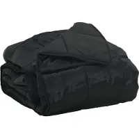 vidaXL Sommerdecke 155 x 200 cm 200 gsm Schwarz
