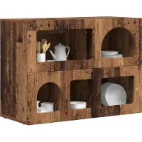 vidaXL Sideboard ELST Altholz 80,5 x 35 x 59 cm Holzwerkstoff
