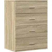 vidaXL Sideboards 2 Stk. Sonoma-Eiche 60x39x80 cm Holzwerkstoff