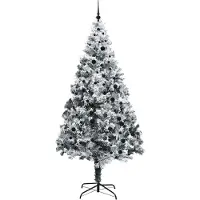 vidaXL Künstlicher Weihnachtsbaum Weiß 240 cm