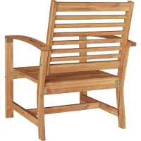vidaXL Stuhl 2 Stück Braun 65 x 60 x 76,5 cm Massivholz Teak