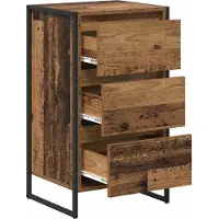 vidaXL Sideboard Altholz 42 x 36 x 75,5 cm Holzwerkstoff