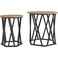 vidaXL Couchtisch 2 stk. Artisan-Eiche 50 x 50 x 50 cm