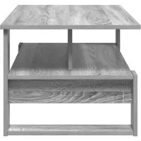 vidaXL Couchtisch Sonoma-Grau 90 x 50 x 40 cm Holzwerkstoff