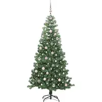 vidaXL Weihnachtsbaum Grün 240 cm PVC