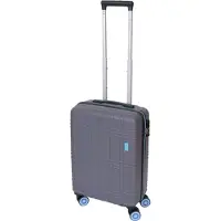 Dielle Handgepäck Koffer 13050AN Serie 130 mit TSA-Zahlenschloss, Doppel-Lenkrollen, 55 cm Höhe, 37 cm Breite